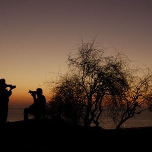 غروب طبیعت